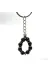 DOĞAL TAŞ CENNETİ 123ANAHTAR15 Sertifikali Obsidyen Doğal Taş Anahtarlık 8Mm 3