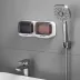 Duvara Monte İkili Kapaklı Plastik Katı Sabunluk Organizer – Banyo &amp;amp; Mutfak İçin Yapışkanlı Sabun Kutusu ve Düzenleyici (4745) 2