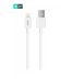 DVIP AK00239 Dvıp L33 6A 120W Usb To Lightning Data Ve Hızlı Şarj Kablosu 1M Beyaz 1