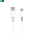 Dvip Y100C 2.4A Usba To Type-C Kablolu Hızlı Şarj Aleti Set Beyaz 4