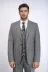 Ekose Desen Slim Fit Gri Erkek Takım Elbise - Wessi 4