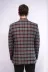 Ekose Sivri Yaka Slim Fit Bordo Erkek Ceket - Wessi 3