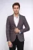 Ekose Slim Fit Bordo Erkek Ceket - Wessi 3