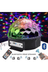 ElectraCore KLC08033 Küre Disko Topu Müzik Çalar Renkli Lazer Işıklı Bluetooth Sese Duyarlı Işıklar Disko Parti Işığı 1