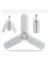 EMİN ENSAR HOME 1928 Pervane Seklinde Katlanabilir Ayarlanabilir Beyaz Led Ampul E-27 Duy 45 Wat Pervane Ampul 1