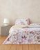 English Home 00-10-59-99 Bright Garden Dijital Baskılı Kolay Ütülenir Tek Kişilik Çarşaflı Nevresim Takımı 160X220 Cm Pembe - Sarı 1