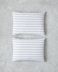 English Home 00249-99 Serene Stripes Pamuklu 2'li Yastık Kılıfı 50X70 Cm Lacivert 1