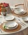 English Home 399999* Balmy Porselen Yemek Takımı 24 Parça 6 Kişilik Mavi-Sarı 1