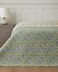 English Home 6098980 Bloom Rhombus  Çift Kişilik Çok Amaçlı Örtü 200X220 Cm Yeşil 2