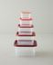 English Home keep27999 Keep Me Plastik 5'li Saklama Kabı 160-300-500-885-1500 Ml Turuncu 1
