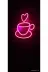 Erdem neon led Kalpli Neon Led Fincan 12 V Dekoratif Tasarım Love Coffee Neon Led 1