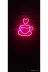 Erdem neon led Kalpli Neon Led Fincan 12 V Dekoratif Tasarım Love Coffee Neon Led 3
