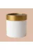 ERHAN FLOWERS ERH-S-M-1003 Aura Metallic Serisi Saksı - Minimalist Tasarım 30X30 Cm (Beyaz Gold) 1