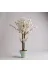 ERHAN FLOWERS erh.1602 140 Cm Beyaz Bahar Dalı Beyaz Plastik Saksıda 4