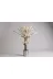 ERHAN FLOWERS erh.2142 Yapay Salon Çiçegi Yapay Ağaç Beyaz Bahar Dalı 140 Cm Metal Saksı 4