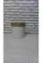 ERHAN FLOWERS Saksı.beyaz.gold 30×30 Darbuka Saksı Şık Tasarım Gold Kemerli 3