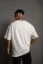 Erkek 24/1 Düz A Kalite Oversize T-shirt - Beyaz - S - Beyaz 1