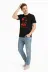 Erkek Atatürk Baskılı Tişört Kısa Kollu Bisiklet Yaka T-Shirt - Siyah - M - Siyah 2