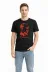 Erkek Atatürk Baskılı Tişört Kısa Kollu Bisiklet Yaka T-Shirt - Siyah - XS - Siyah 3