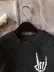 Erkek Baskılı Oversize T-shirt - Siyah - L - Siyah 2