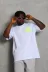 Erkek Baskılı T-Shirt Kısa Kol Bisiklet Yaka Regular Fit Rahat Kalıp Günlük Tişört - Beyaz - 2XL - Beyaz 3
