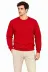 Erkek Bisiklet Yaka İçi Şardonlu 2 İplik Düz Uzun Kollu Regular Fit Sweatshirt - Kırmızı - XL - Kırmızı 1