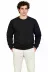Erkek Bisiklet Yaka İçi Şardonlu 2 İplik Düz Uzun Kollu Regular Fit Sweatshirt - Siyah - XL - Siyah 3