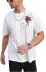 Erkek Bisiklet Yaka Kısa Kol Baskılı T-shirt - Beyaz - XL - Siyah 2