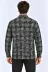 Erkek Ekose Kareli Batik Yıkamalı Şardonlu Uzun Kollu Regular Fit Oduncu Gömlek - Haki - 2XL - Haki 2