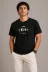 Erkek Müzik Temalı Baskılı Tişört Bisiklet Yaka Kısa Kol T-Shirt - Siyah - XL - Siyah 3