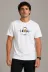 Erkek Müzik Temalı Baskılı Tişört Bisiklet Yaka Kısa Kol T-Shirt - Beyaz - L - Beyaz 2