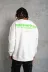 Erkek Oversize Sweatshirt – Beyaz Renk Ön Ve Sırt Baskılı, Üç İplik İçi Pamuklu Kumaş, Rahat Kalıp, Ribanalı Kışlık Sweat Winagain Polizei Serisi - 3