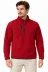 Erkek Polar Dik Yaka Yarım Fermuarlı Fermuarlı Göğüs Cepli Regular Fit Kışlık Sweatshirt - Bordo - M - Bordo 2