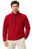 Erkek Polar Dik Yaka Yarım Fermuarlı Fermuarlı Göğüs Cepli Regular Fit Kışlık Sweatshirt - Bordo - M - Bordo 3