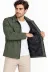 Erkek Su İtici Rüzgar Keser Astarlı Tam Fermuarlı 4 Mevsim Regular Fit Mont Ceket - Haki - 2XL - Haki 4
