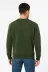 Erkek Üç İplik Düz Bisiklet Yaka SweatShirt - Haki - S - Haki 2