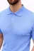 Erkek Yazlık Triko Tişört Kısa Kol Polo Yaka Düğmeli T-Shirt - Bebek Mavisi - S - Bebek Mavisi 1
