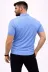 Erkek Yazlık Triko Tişört Kısa Kol Polo Yaka Düğmeli T-Shirt - Bebek Mavisi - XL - Bebek Mavisi 4