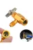 Ermiya 869134141214 Vana R134A Soğutma Sıvısı Valfi 1/4 Sae-1/2 Acme Adaptörü, Klima Sistemi Adaptörü, Araç Dişli Valf, 3