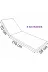 Ermiya 869667410147 Göçmen Beyi Şezlong Minderi Kılıfı 180*55*5 Cm Fermuarlı Yıkanır Silinir Krem 2