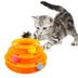 ETT 562741428088 3 Katlı Kedi Oyuncağı Kedi Başlıklı Eğlenceli Oyuncak 1