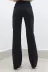 Exporanto SLSPACA-1550 Extra Yüksek A.c.a.i.p S.o.l.m.a.z Siyah Salaş Jeans Palazzo Pantolon (Süper Yüksek Solmayan) 1