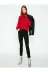Exporanto Sskinny02 Polina Siyah Yüksek Bel Toparlayıcı Skinny Dar Paça Solmaz Jeans Pantolon 1