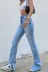 Exporanto TYC00700173482 Kar Yıkama Içten Yırtmaçlı Likralı Kadın Süper Yüksek Bel Bol Paça Denim Kot Palazzo Pantolon 1