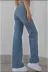 Exporanto TYCFR2ZF0N170455048142730 Extra Yüksek Bel Salaş Paça Kadın Tatlı Mavi Denim Kot Jean 1