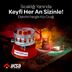 FALCONEX 113177043 Yuvarlak Galvaniz Elektrikli Nargile Köz Ocağı 1