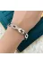 FAMEMUS ACCESSORY 0040903 Çelik Silver Bileklik Modern Geometrik Bağlantılı 1