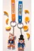 FAMEMUS ACCESSORY 0081832 Sevimli Karakter Garfield Figürlü Renkli Anahtarlık Seti – 2'li Silikon Kayışlı Çanta Aksesuar 1