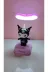 FAMEMUS ACCESSORY 12321ewqe34 Kuromi Kendini Sallayan Model Masa Gece Lambası Boyut:20Cm 3