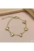 FAMEMUS ACCESSORY 12478 Çelik Gold Kalp Bileklik 3